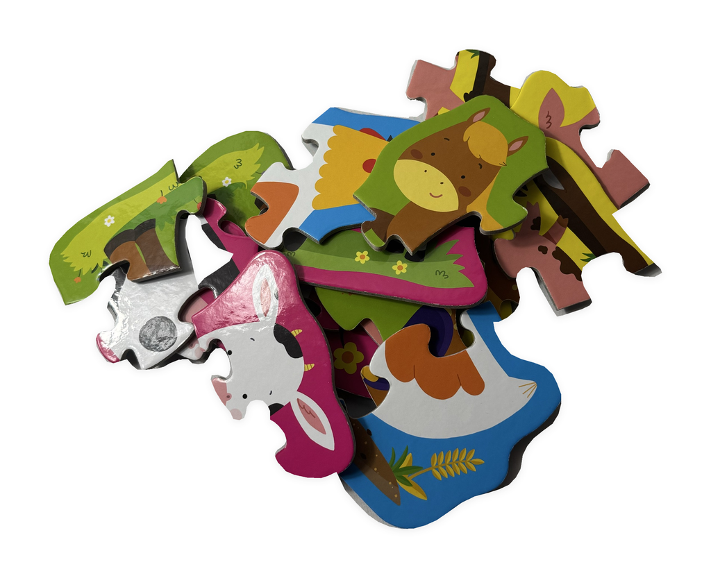 Trefl Baby Puzzle – deli štirih sestavljank z ročnimi oznakami