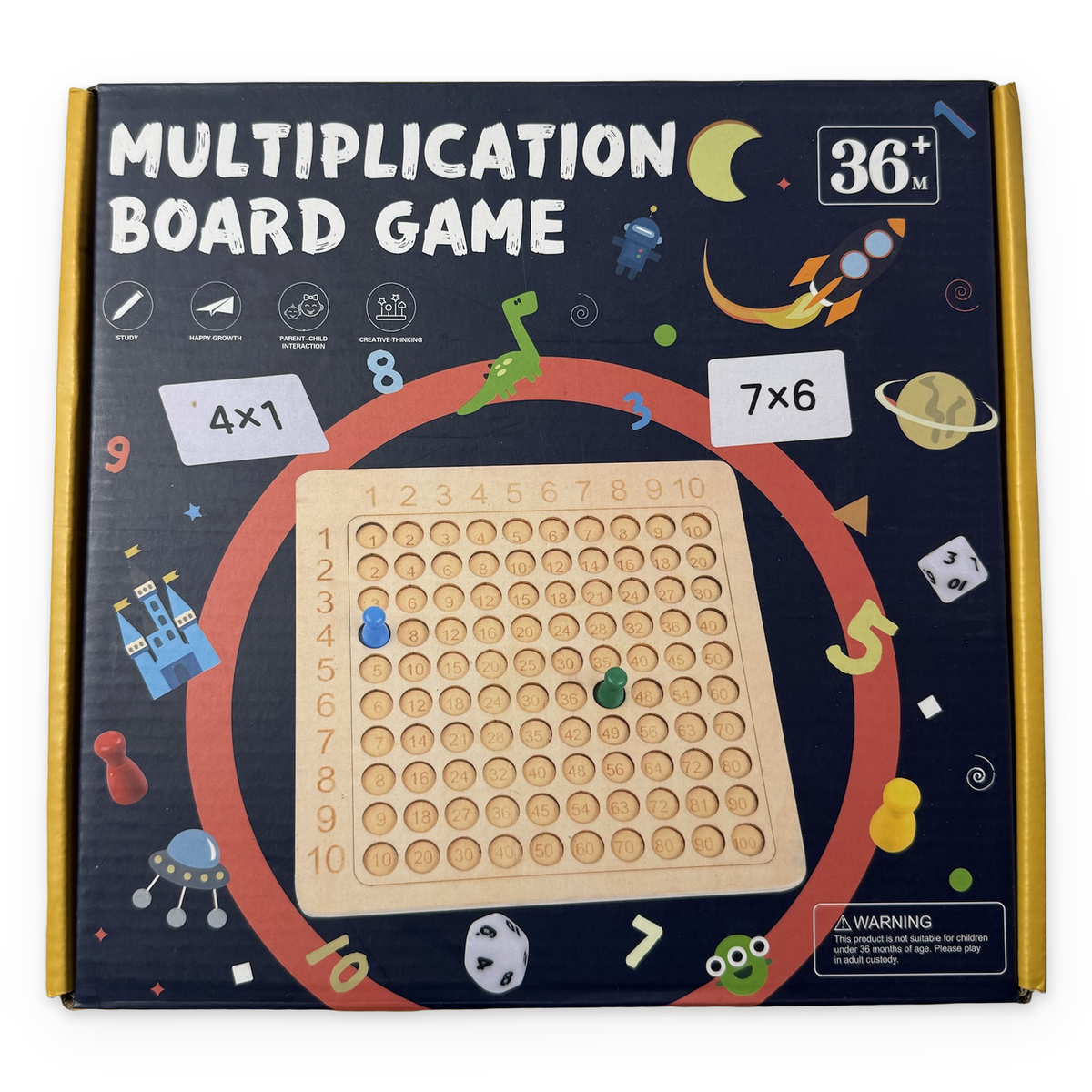 Originalna škatla igre Multiplication Board Game