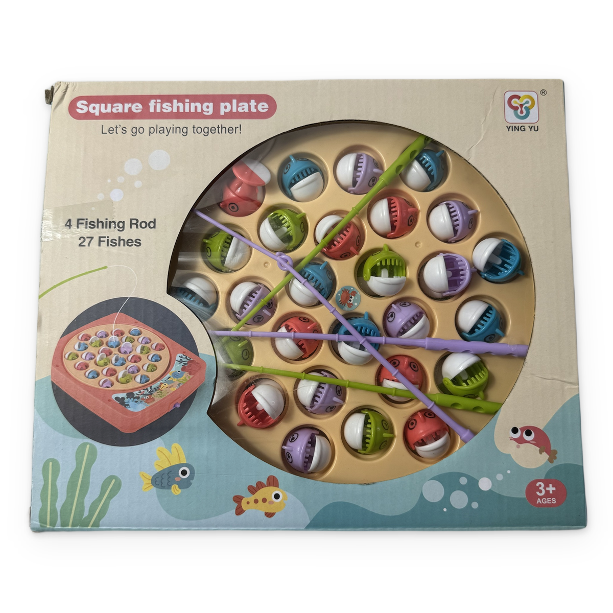 Originalna škatla Ying Yu Square fishing plate