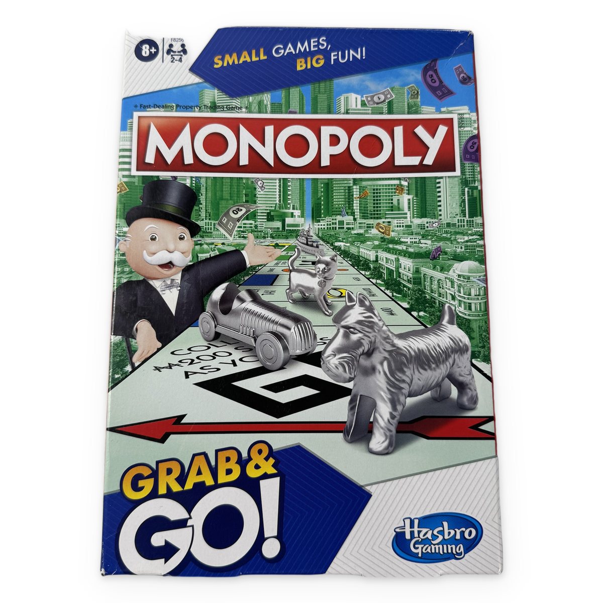 Monopoly Grab & Go – pokrov škatle Hasbro Gaming