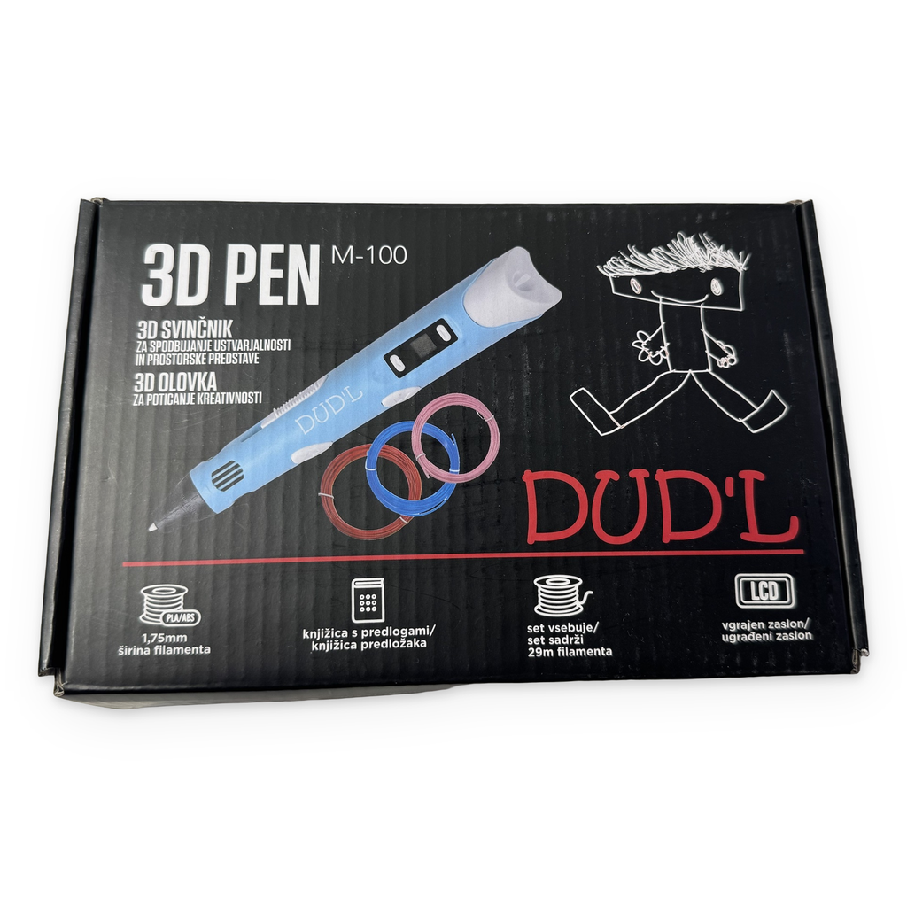 DUD'L 3D PEN M-100 – originalna škatla