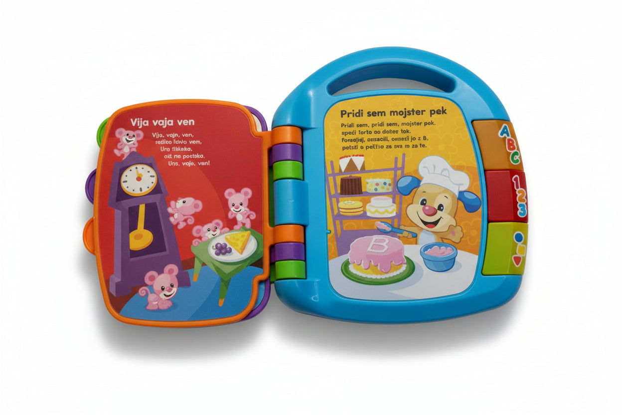 Interaktivna otroška knjiga »Pravljične rime« (Fisher-Price) (115)