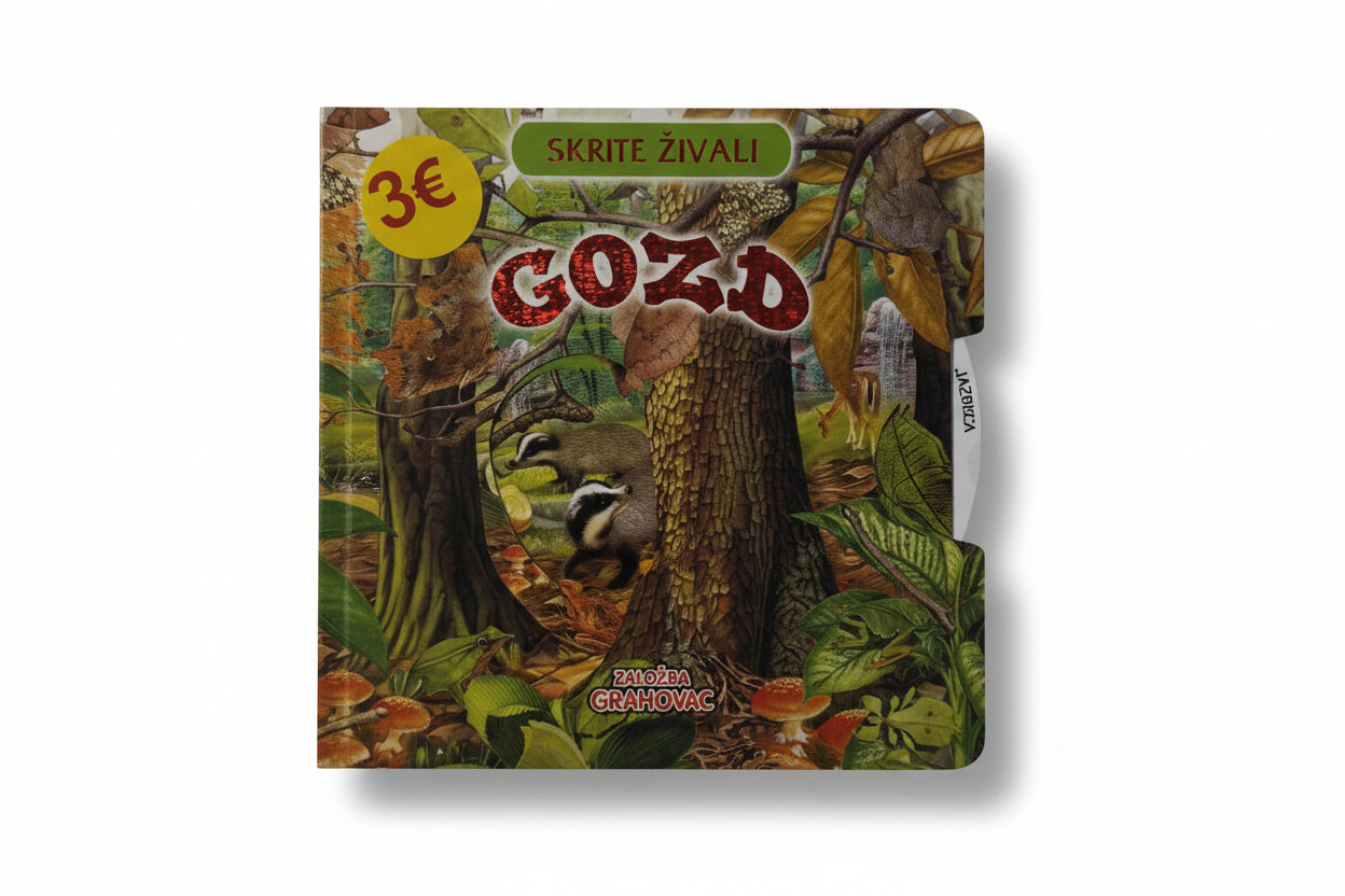 Otroška kartonka »Skrite živali – Gozd« (119)