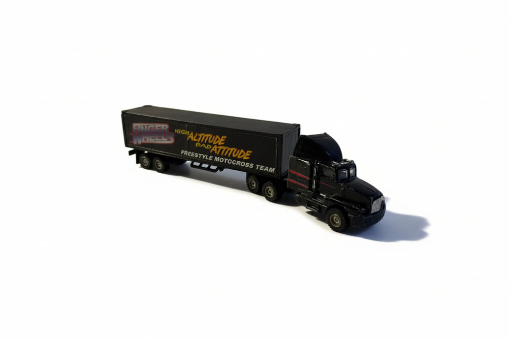 Finger Wheels tovornjak s prikolico – motocross transport (166)