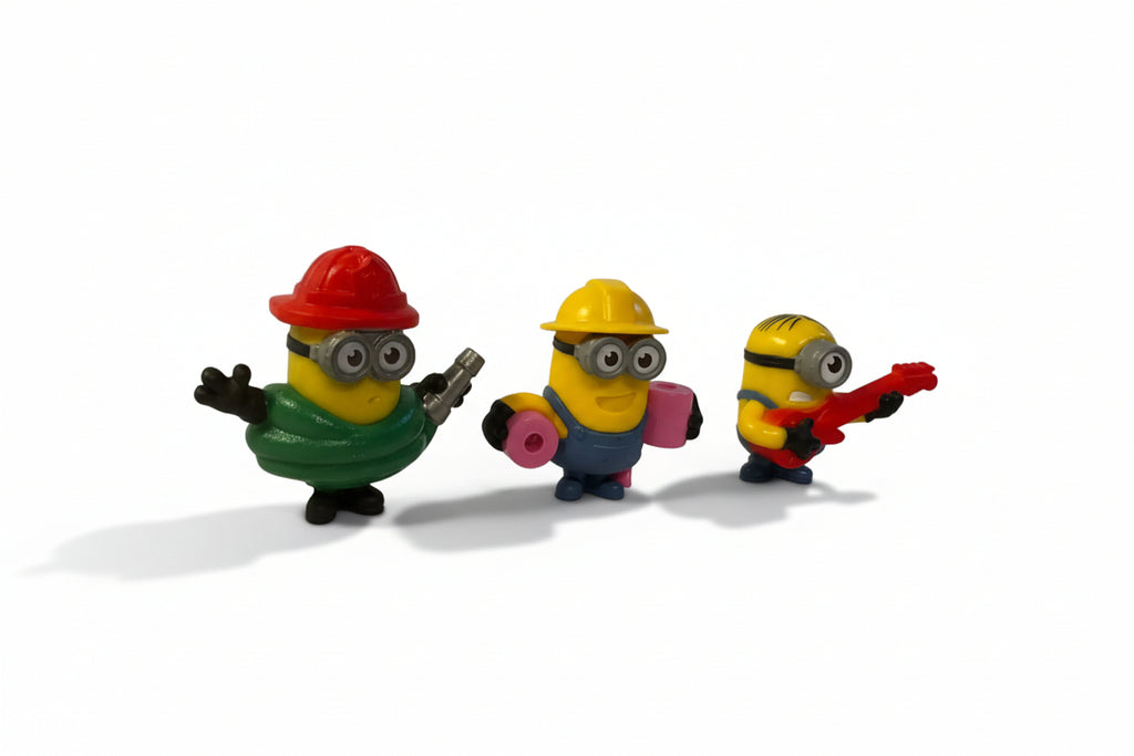 Mini figurice Minions – zabavni komplet (glasbenik, delavec in športnik) (203)