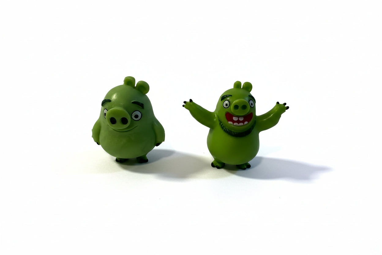 Figurici Angry Birds – zelena prašička (2 kosa) (211)