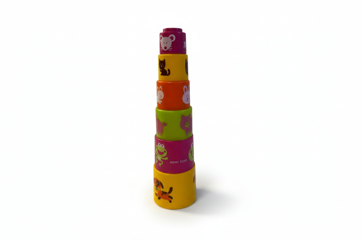 Sestavljivi stolp s kozarčki Gowi Toys (213)
