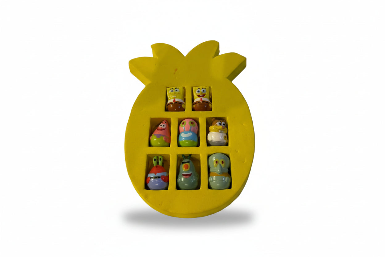 Lesena miselna igra – SpongeBob kvadratnik (spominska / razvrščevalna igra) (226)