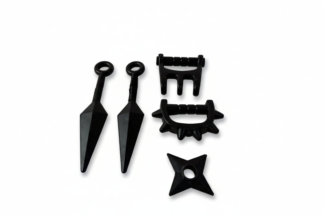 Set ninja orožij (meči, zvezda in dodatki) (222)
