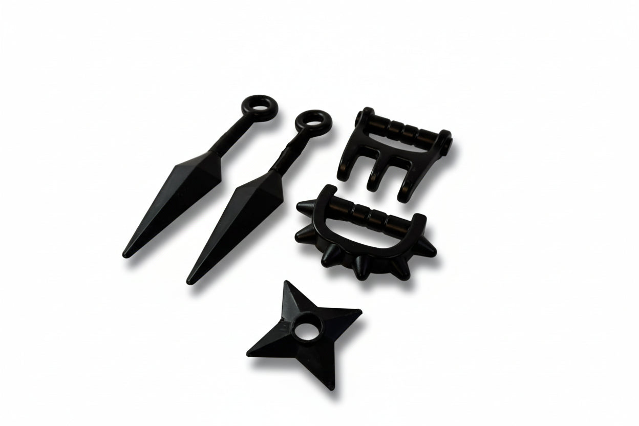 Set ninja orožij (meči, zvezda in dodatki) (222)