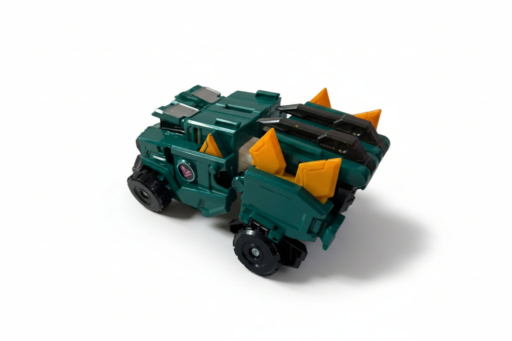 Quantum Heroes Dinoster – Raptor Chyron (transformer vozilo + robot + dodatki) (234)