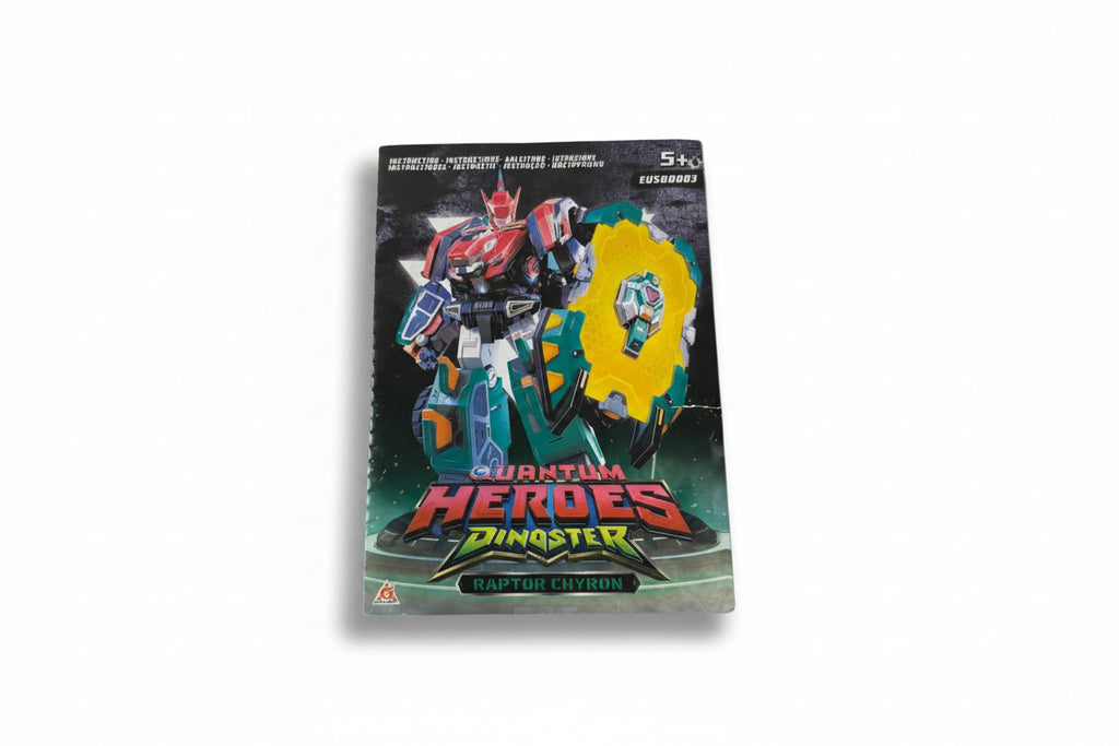 Quantum Heroes Dinoster – Raptor Chyron (transformer vozilo + robot + dodatki) (234)