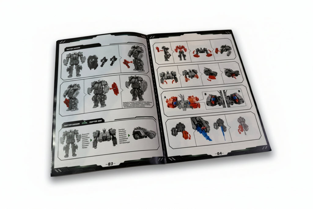 Quantum Heroes Dinoster – Raptor Chyron (transformer vozilo + robot + dodatki) (234)