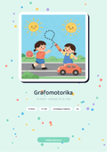 Grafomotorika – vlečenje črt, naslovnica PDF delovnih listov