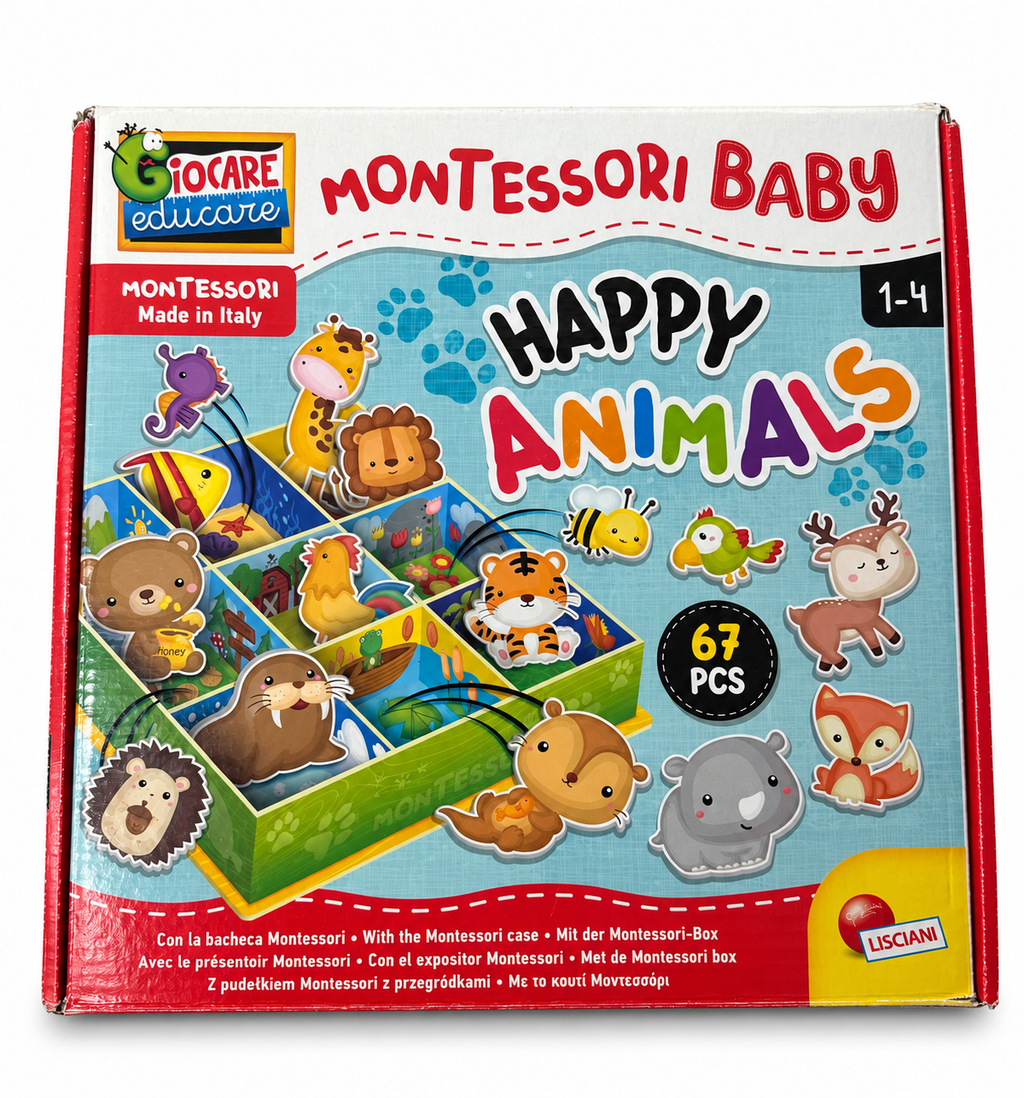 Originalna embalaža Lisciani Happy Animals