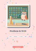 Naslovnica delovnih listov Množenje do 10×10