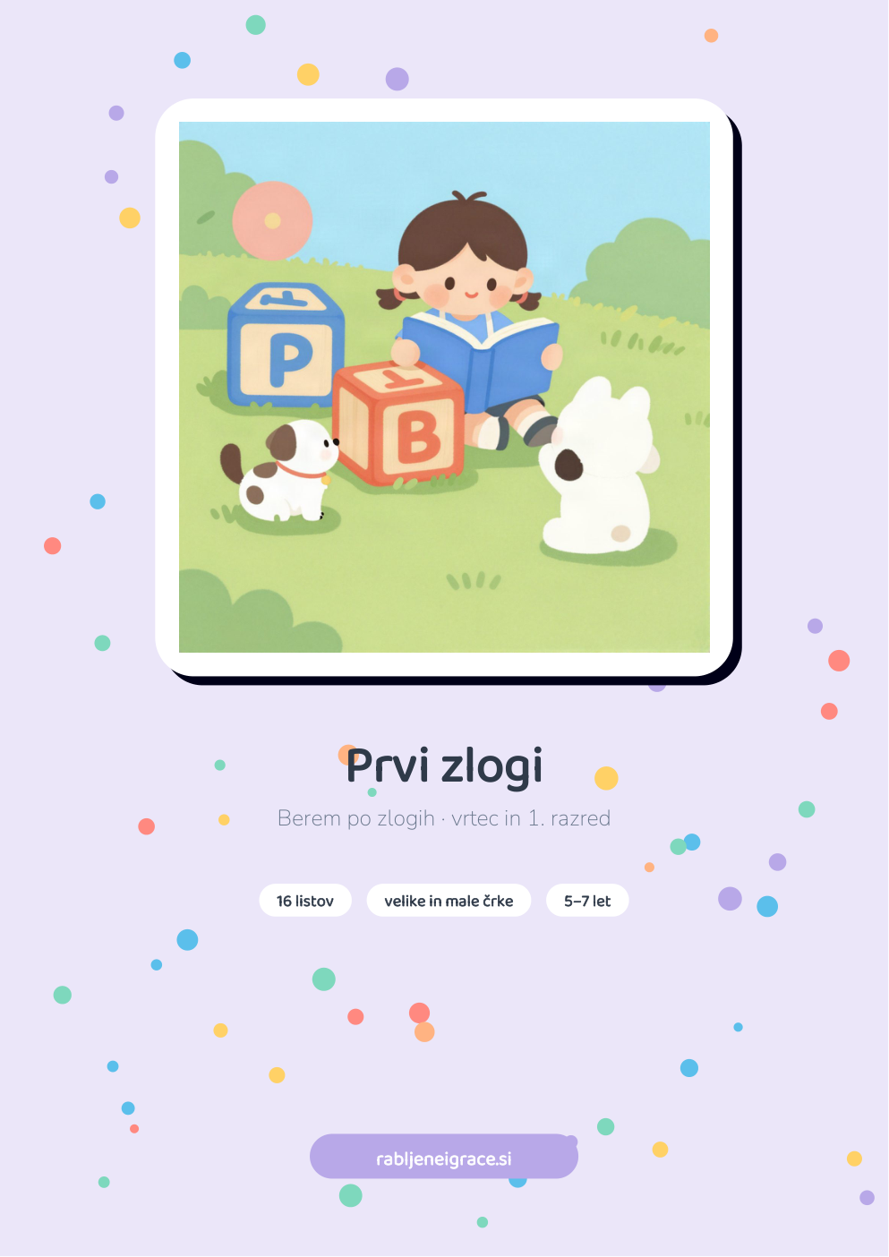 Delovni listi Prvi zlogi – naslovnica