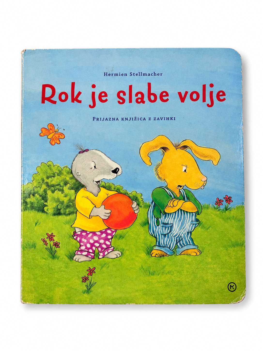 Rok je slabe volje avtorice Hermien Stellmacher – platnica rabljene knjižice z zavihki