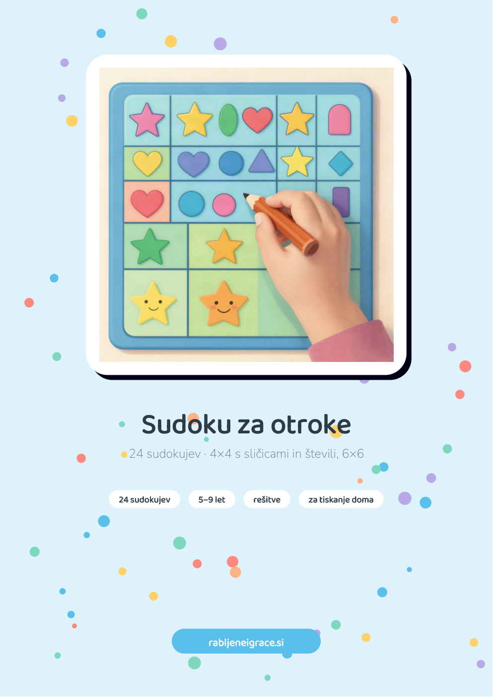 Sudoku za otroke – naslovnica